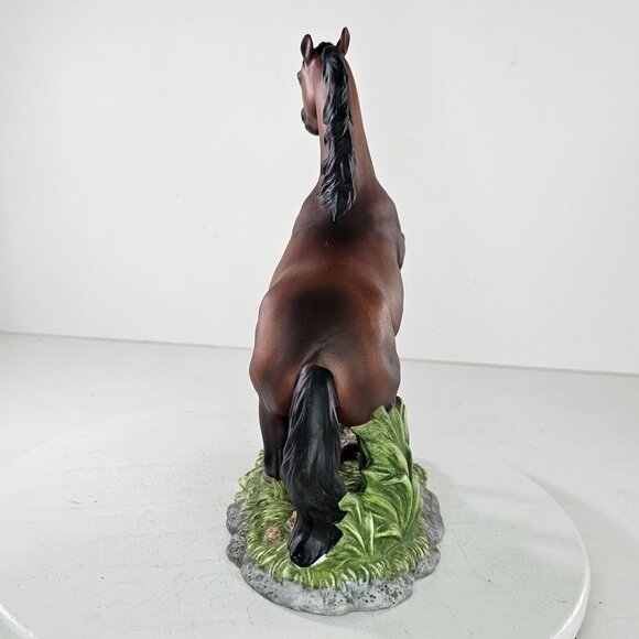Porcelain Horse Figurine "The Champion" Masterpiece Edition By Homco 1997 - Picture 7 of 8